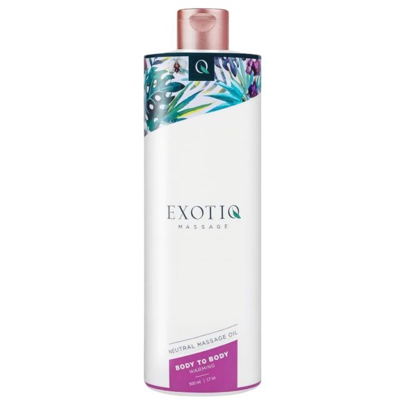 Exotiq Body To Body - värmande massageolja (500 ml)