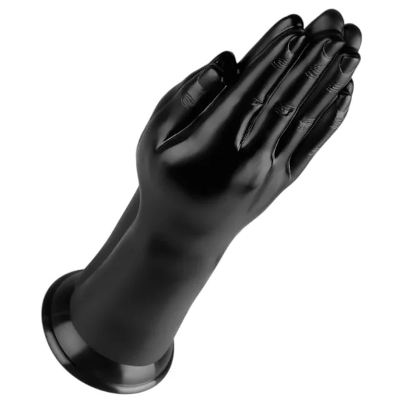 BUTTR - fistingdildo med sugkopp - dubbel - svart