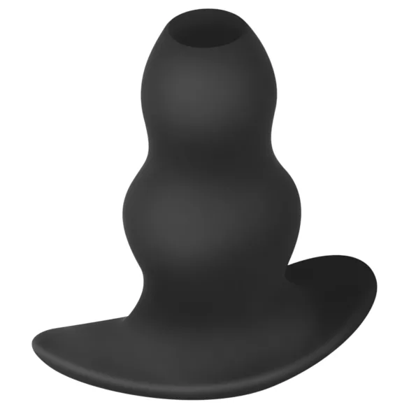 BUTTR Foxhole - ihålig analplug dildo - svart