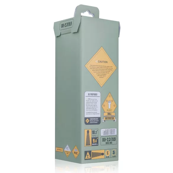 BUTTR Devil Dog - dildo med sugpropp - svart