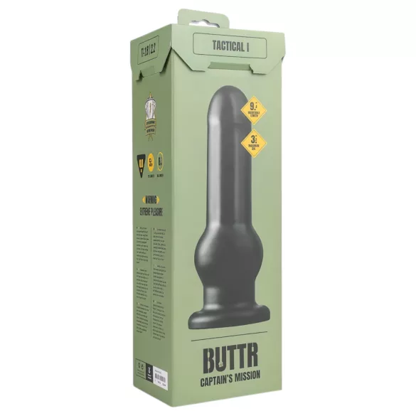 BUTTR - dildo med sugkopp - svart