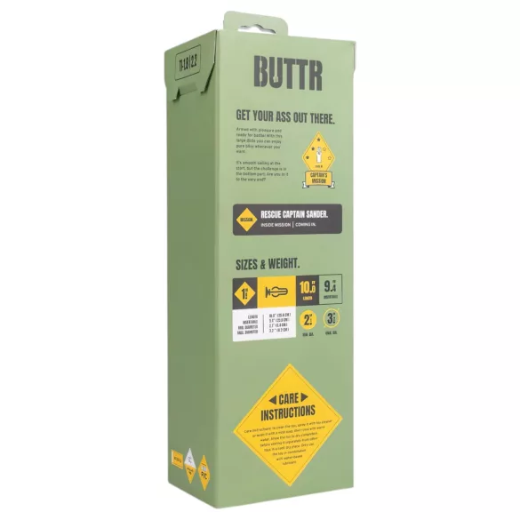 BUTTR - dildo med sugkopp - svart