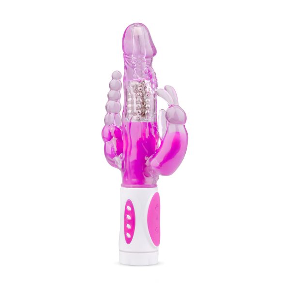 Easytoys Raving Rabbit - 3-armad vibrator (rosa)