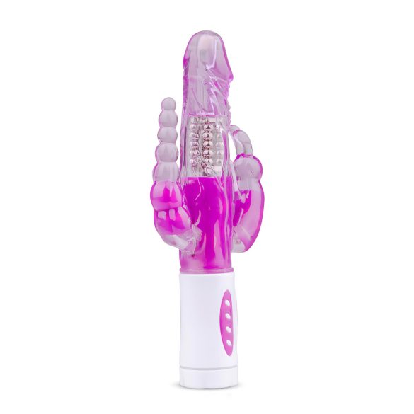 Easytoys Raving Rabbit - 3-armad vibrator (rosa)