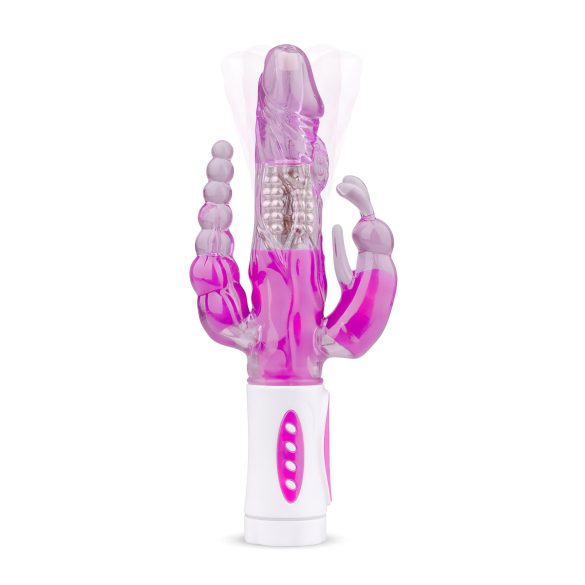 Easytoys Raving Rabbit - 3-armad vibrator (rosa)