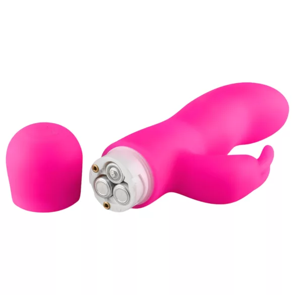 Easytoys Mad Rabbit - rabbitvibrator med klitorisstimulering - silikon rosa
