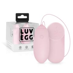   LUV EGG - vibratorägg med fjärrkontroll - uppladdningsbar - rosa