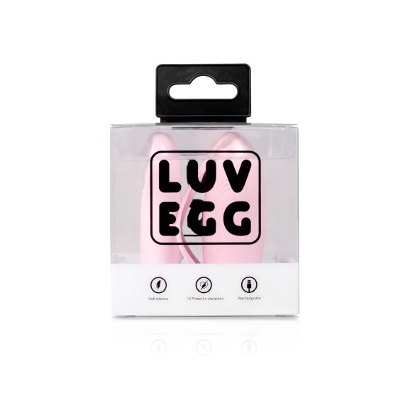 LUV EGG - vibratorägg med fjärrkontroll - uppladdningsbar - rosa