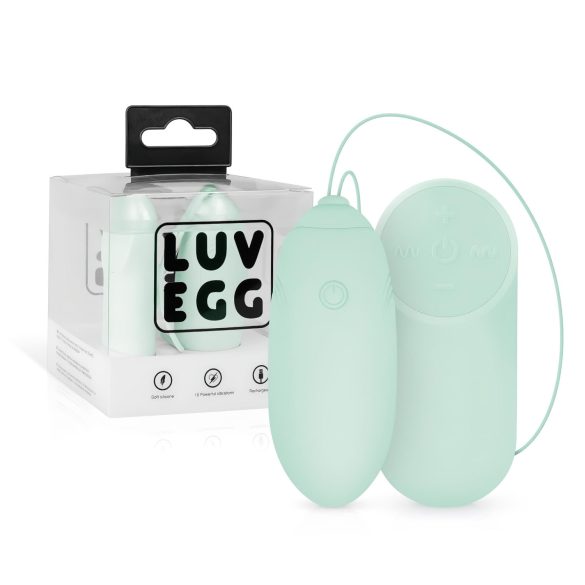LUV EGG - batteridriven, trådlös vibrerande ägg (grön)