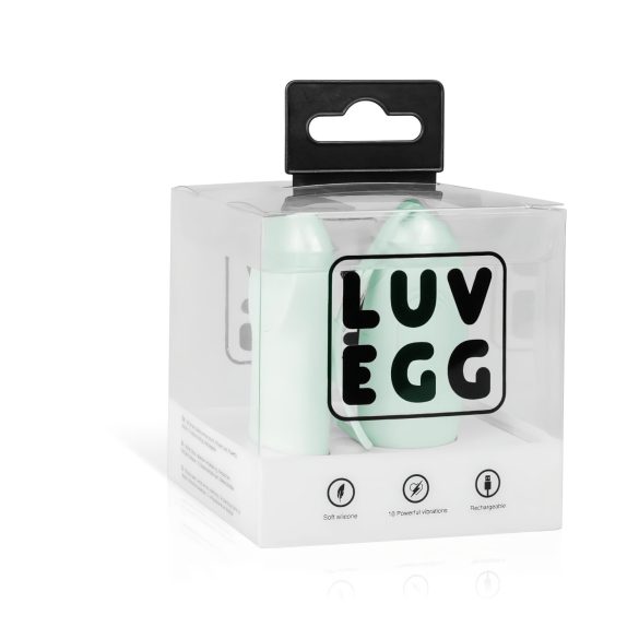 LUV EGG - batteridriven, trådlös vibrerande ägg (grön)