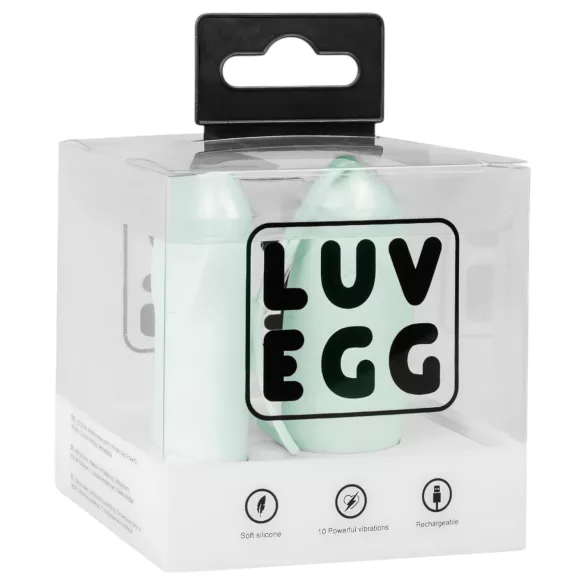 LUV EGG - bärbart uppladdningsbart trådlöst vibrerande ägg (grön)