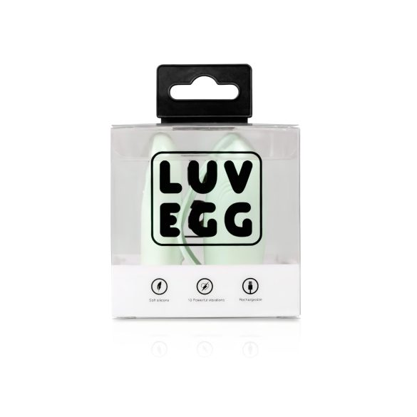 LUV EGG - batteridriven, trådlös vibrerande ägg (grön)