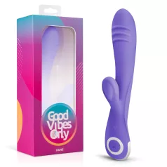   Good Vibes Only Fane Rabbit - rabbitvibrator med klitorisstimulans - lila