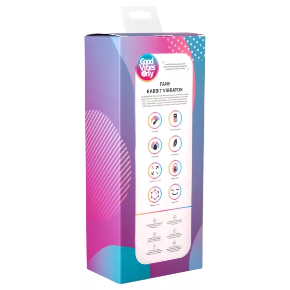 Good Vibes Only Fane Rabbit - rabbitvibrator med klitorisstimulans - lila