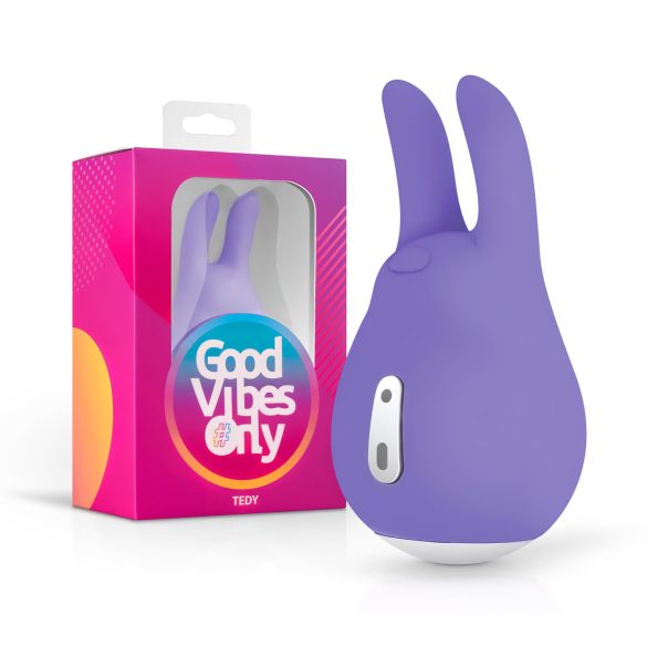 Good Vibes Tedy - uppladdningsbar klitorisvibrator (lila)