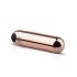 Rosy Gold Bullet - uppladdningsbar mini-stavvibrator (roséguld)