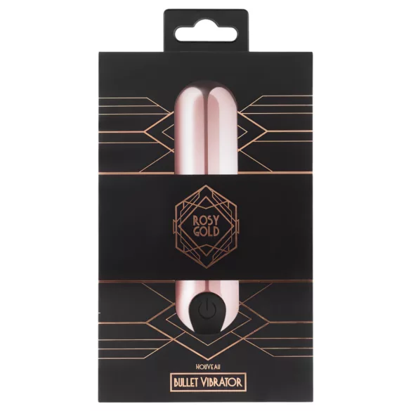 Rosy Gold - minivibrator bullet - uppladdningsbar - roseguld
