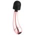 Rosy Gold - massagevibrator mini kurvad - roseguld
