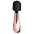 Rosy Gold - massagevibrator mini kurvad - roseguld