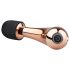 Rosy Gold - massagevibrator mini kurvad - roseguld