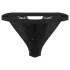Pantyrebel - vibratoriskt trosstring i svart med batteri och fjärrkontroll (S-L)