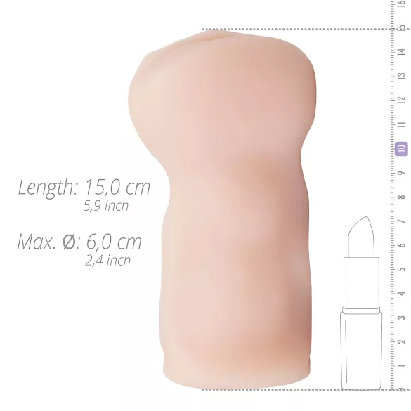 FWB - realistisk masturbator vagina - naturtrogen silikon