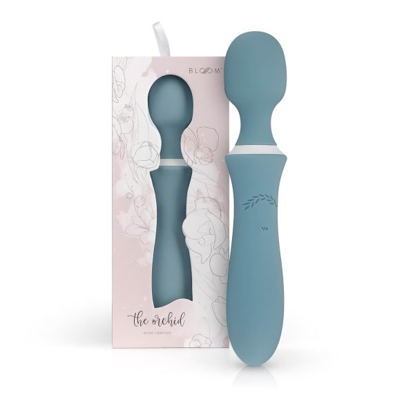 Bloom Orchid Wand - vibrator stav - uppladdningsbar massager - turkos