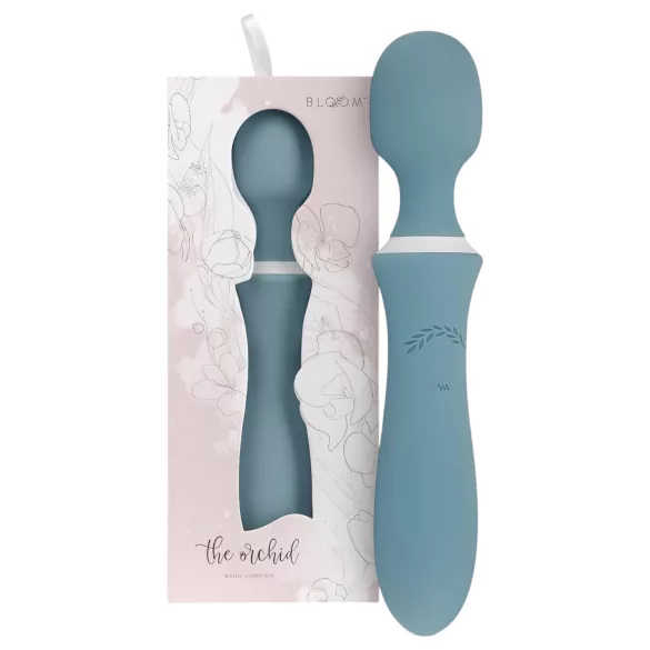 Bloom Orchid Wand - vibrator stav - uppladdningsbar massager - turkos