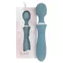 Bloom Orchid Wand - vibrator stav - uppladdningsbar massager - turkos