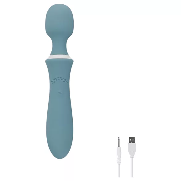 Bloom Orchid Wand - vibrator stav - uppladdningsbar massager - turkos