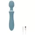 Bloom Orchid Wand - vibrator stav - uppladdningsbar massager - turkos