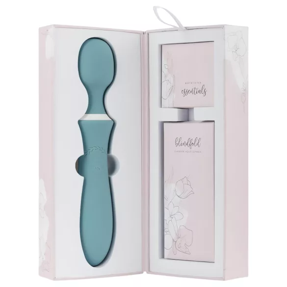 Bloom Orchid Wand - vibrator stav - uppladdningsbar massager - turkos