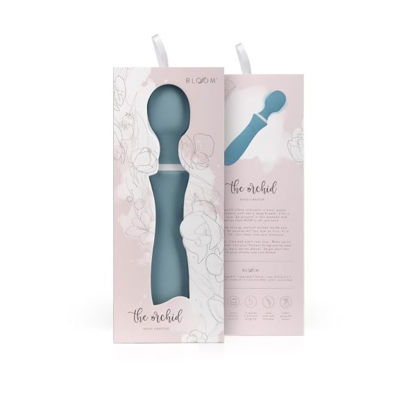 Bloom Orchid Wand - vibrator stav - uppladdningsbar massager - turkos