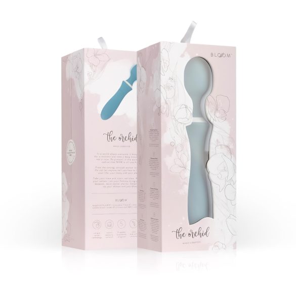 Bloom Orchid Wand - vibrator stav - uppladdningsbar massager - turkos
