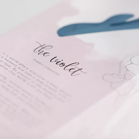 Bloom Violet Rabbit - rabbitvibrator med G-punkt och klitorisstimulering