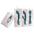 Bloom Violet Rabbit - Turquoise G-punktsvibrator med klitstimulans