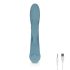 Bloom Violet Rabbit - Turquoise G-punktsvibrator med klitstimulans