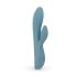 Bloom Violet Rabbit - Turquoise G-punktsvibrator med klitstimulans