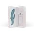 Bloom Violet Rabbit - Turquoise G-punktsvibrator med klitstimulans