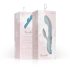 Bloom Violet Rabbit - Turquoise G-punktsvibrator med klitstimulans
