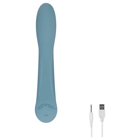 Bloom Rose - G-punkt vibrator med uppladdningsbart batteri - silikon - turkos