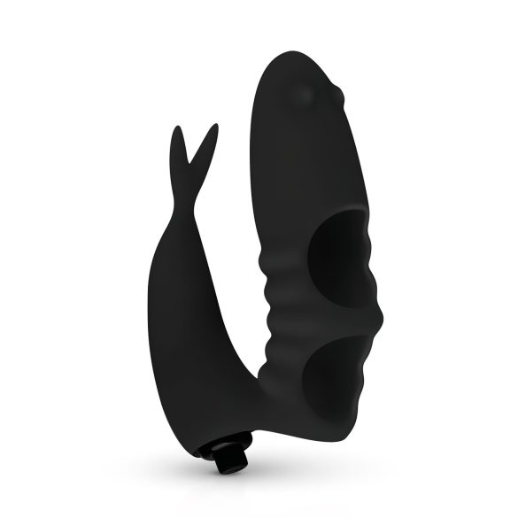 Easytoys Finger - 2-i-1 fingertoppsvibrator (svart)