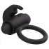 EasyToys Bunny - vibratorring för penis - svart