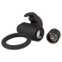 EasyToys Bunny - vibratorring för penis - svart