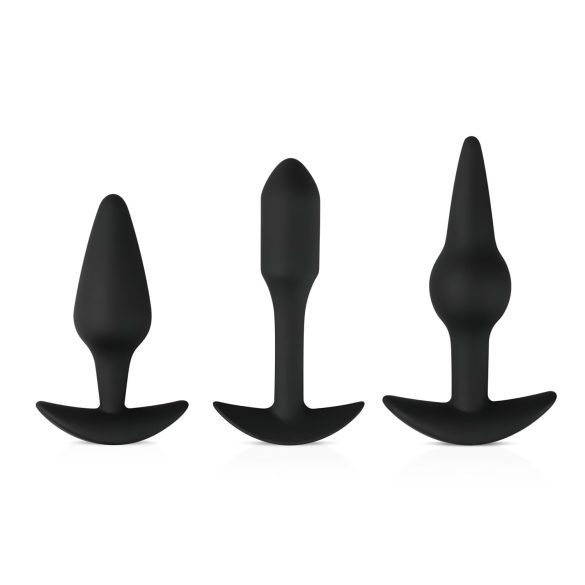 Easytoys Njutningsset - Mångsidigt Analpluggsset (Svart)