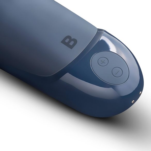 Boners - masturbator med vibrator - uppladdningsbar - grå