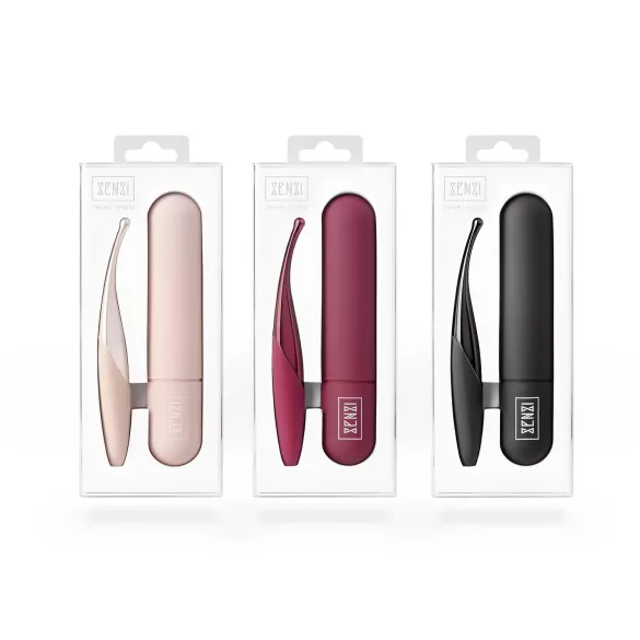 Senzi - klitorisvibrator uppladdningsbar vattentät silikon röd