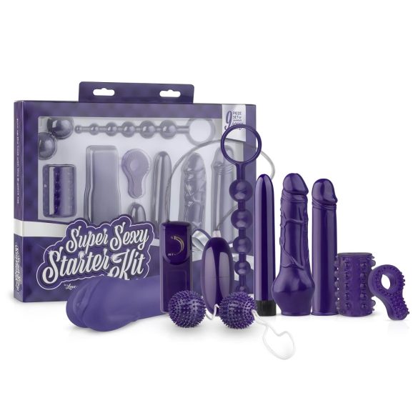 LoveBoxxx Super Sexy - vibratorsats (9 delar)