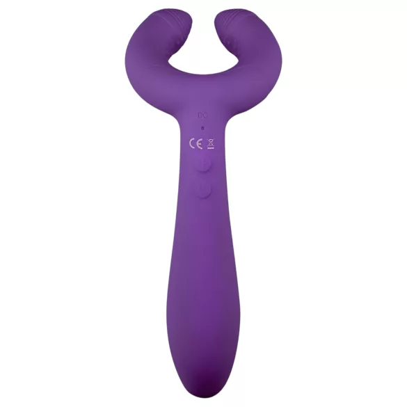 Easytoys Couple - parvibrator uppladdningsbar vattentät silikon lila