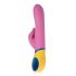 PMV20 Copy Dolphin - roterande vibrator med klitorisstimulator (rosa)